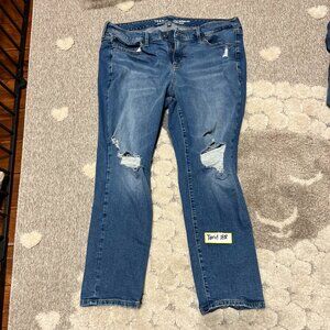 Torrid Perfect Boyfriend Ankle Vintage Stretch Jeans